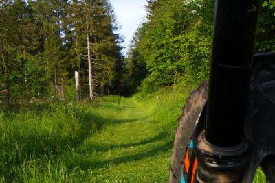 Mountainbikeweg in der Rhön